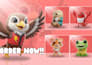 design 3d cute character, mascot or cartoon for game, animation, or 3d printing